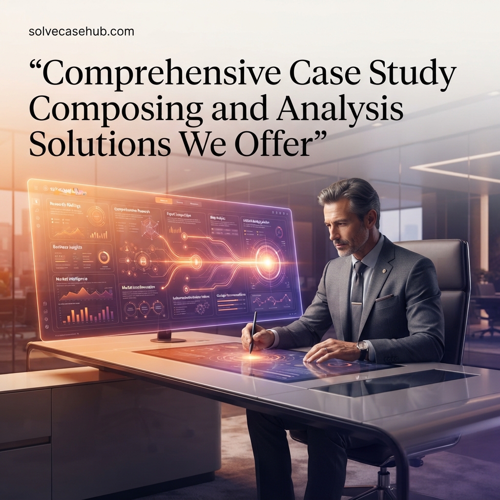 Comprehensive Case Study Composing and Analysis Solutions We Offer