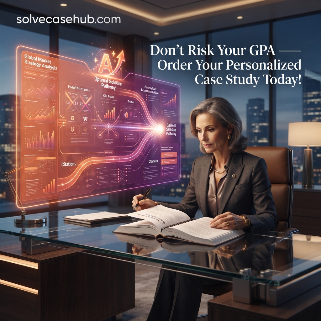 Don't Risk Your GPA-- Order Your Personalized Case Study Today!