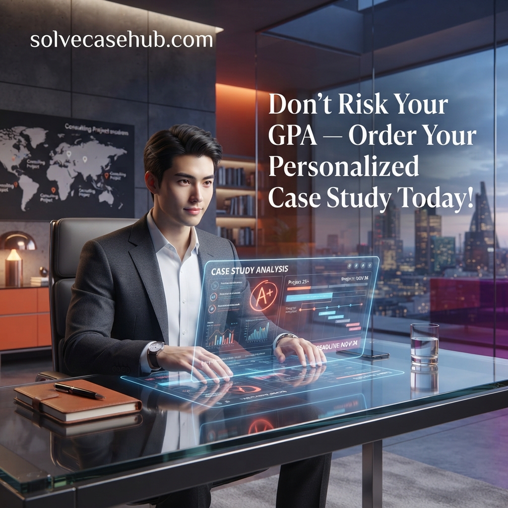 Don’t Risk Your GPA– Order Your Personalized Case Study Today!