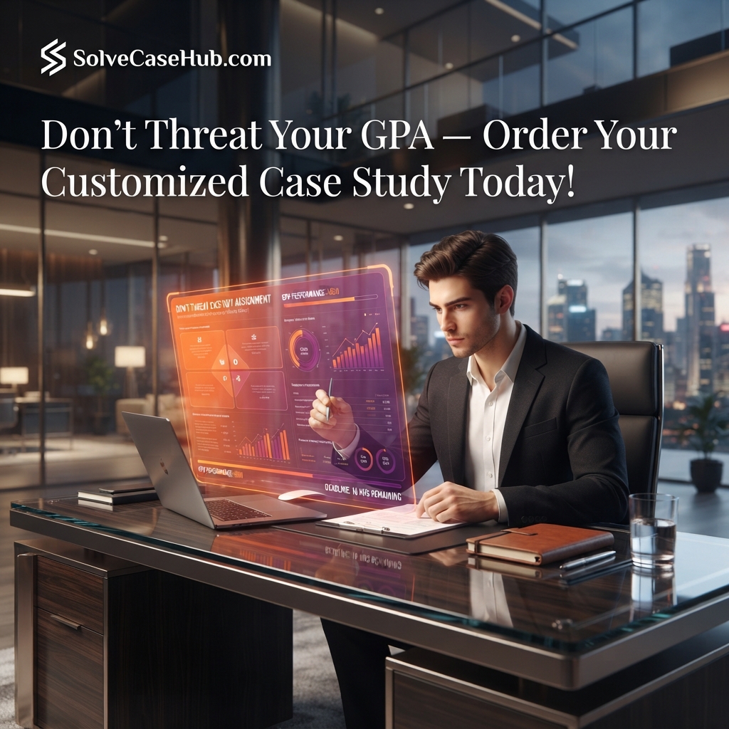 Don't Threat Your GPA-- Order Your Customized Case Study Today!