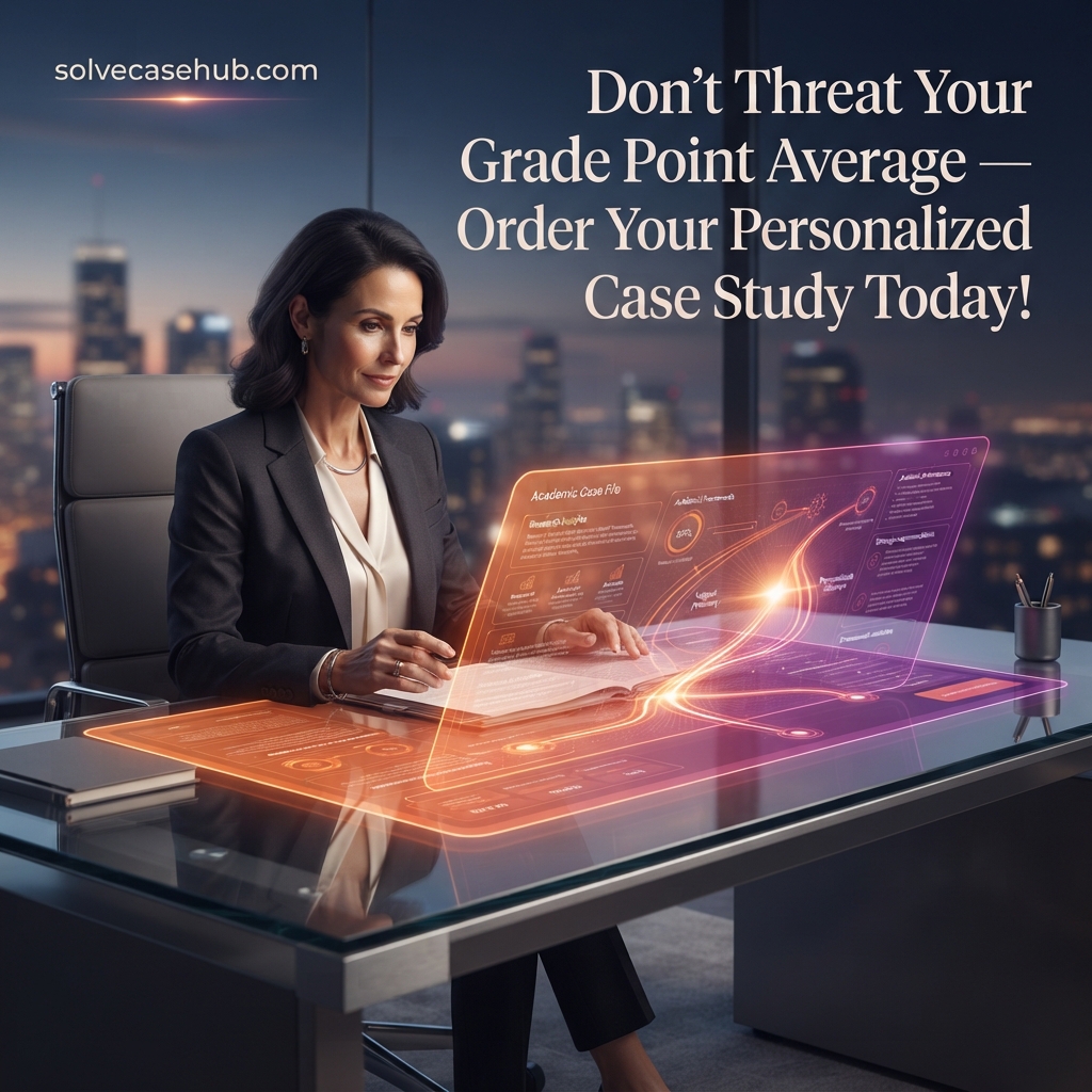 Don't Threat Your grade point average-- Order Your Personalized Case Study Today!