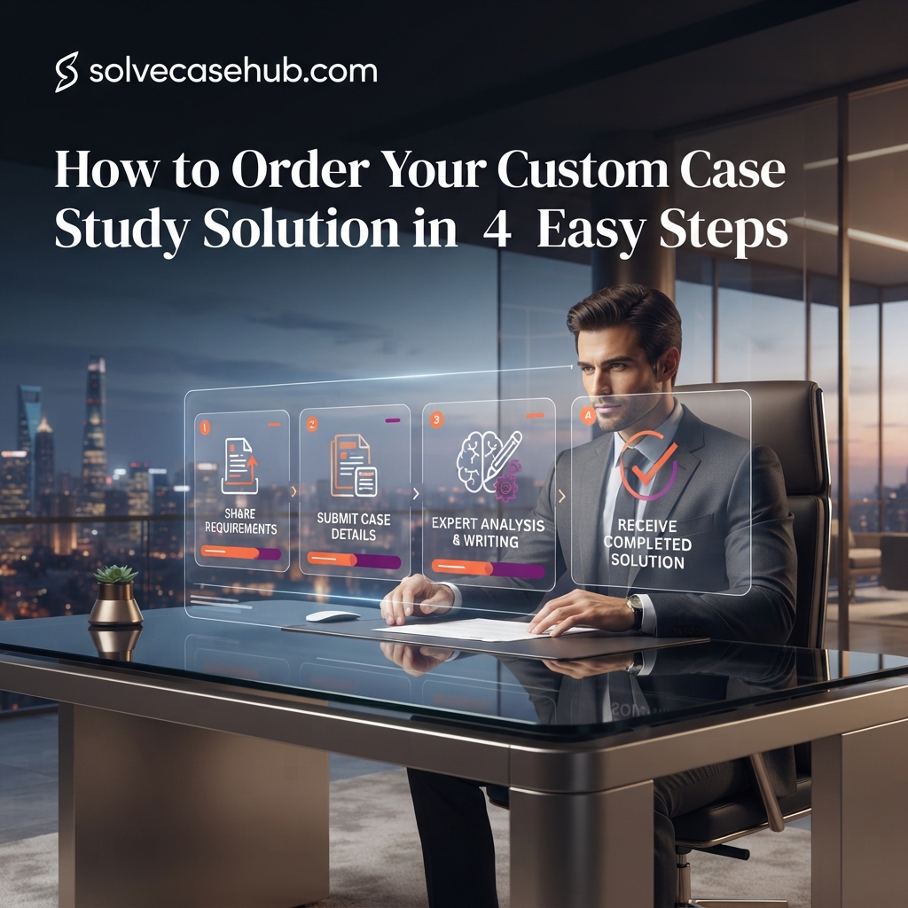 How to Order Your Custom Case Study Solution in 4 Easy Steps