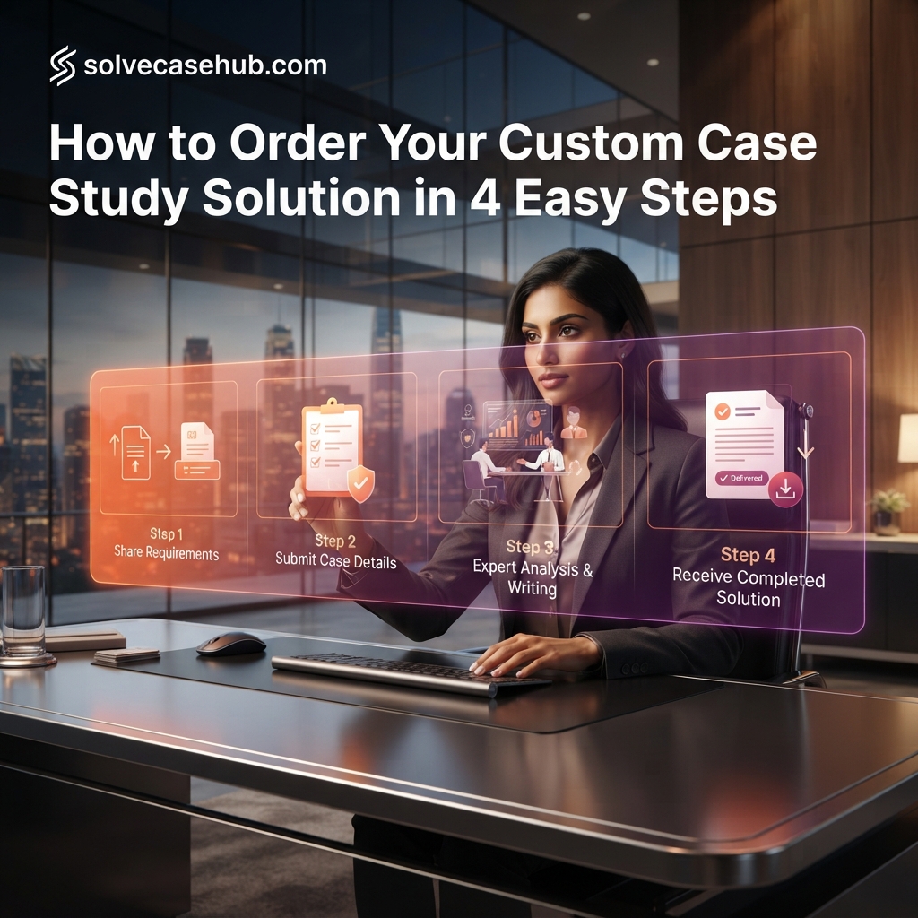 How to Order Your Custom Case Study Solution in 4 Easy Steps