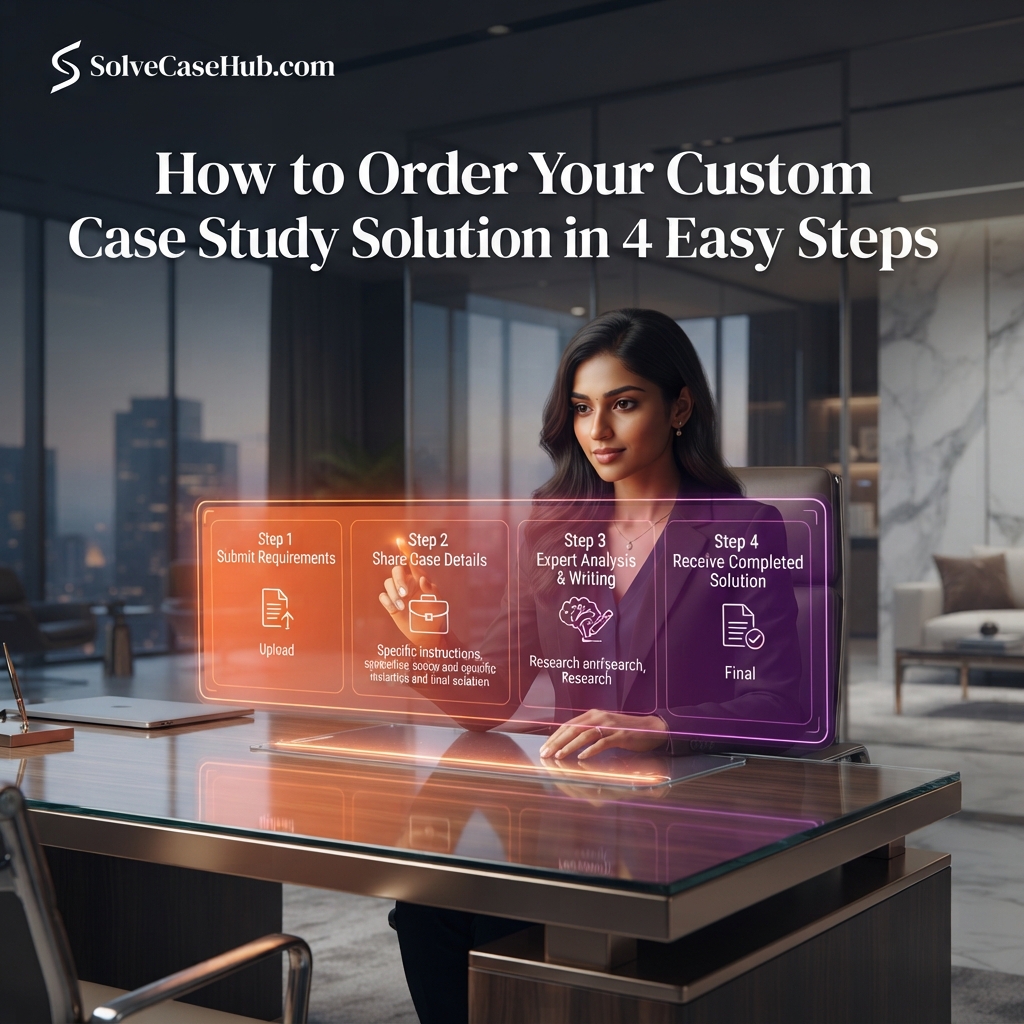 How to Order Your Custom Case Study Solution in 4 Easy Steps