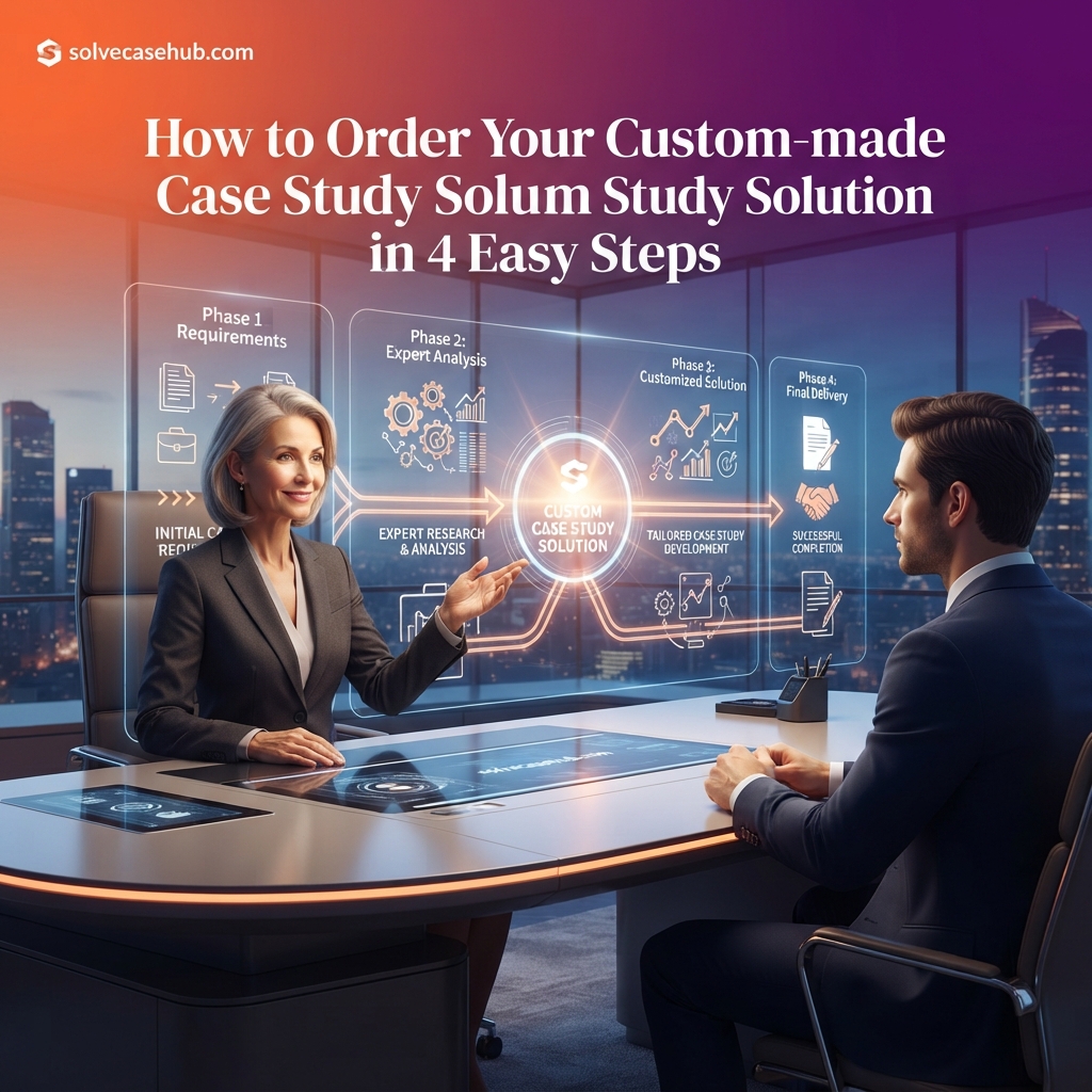 How to Order Your Custom-made Case Study Solution in 4 Easy Steps