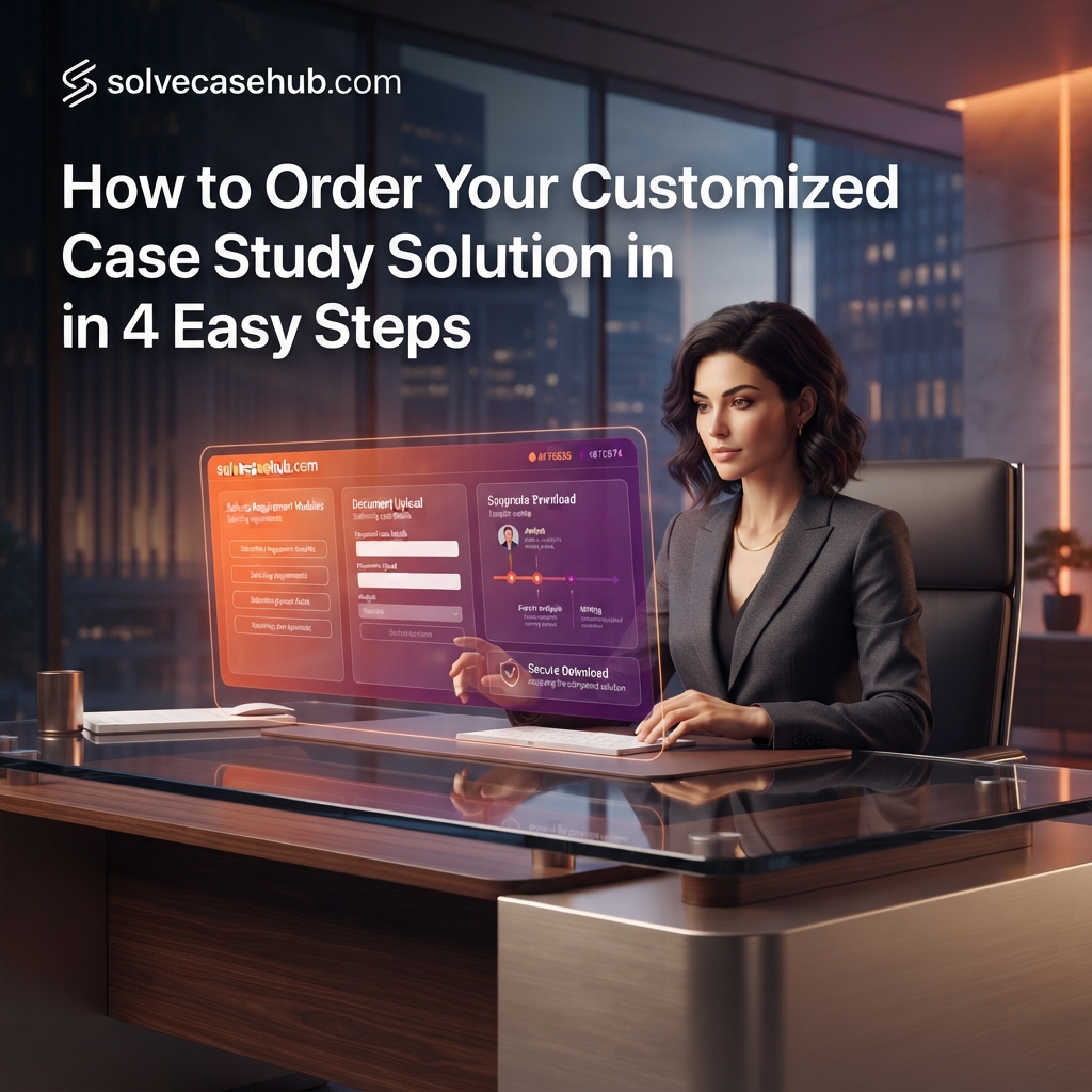 How to Order Your Customized Case Study Solution in 4 Easy Steps