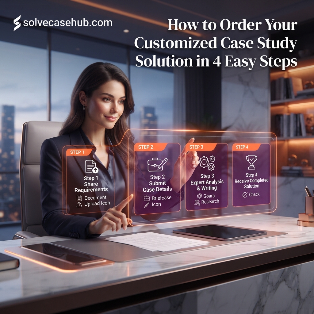 How to Order Your Customized Case Study Solution in 4 Easy Steps