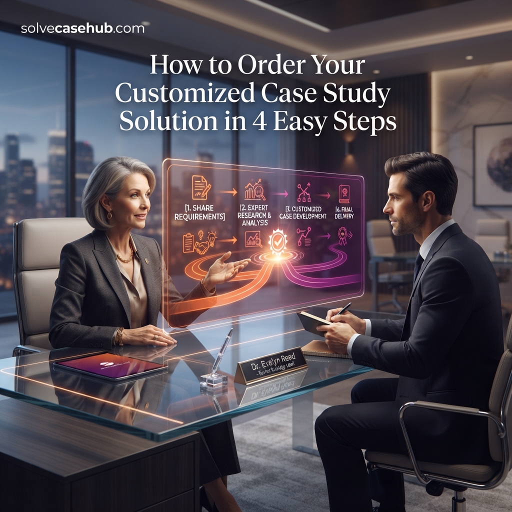 How to Order Your Customized Case Study Solution in 4 Easy Steps