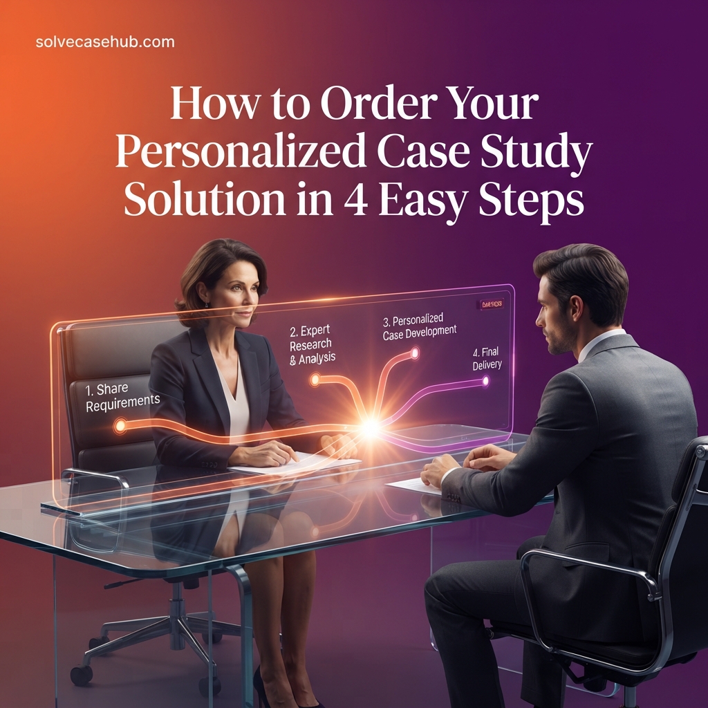 How to Order Your Personalized Case Study Solution in 4 Easy Steps