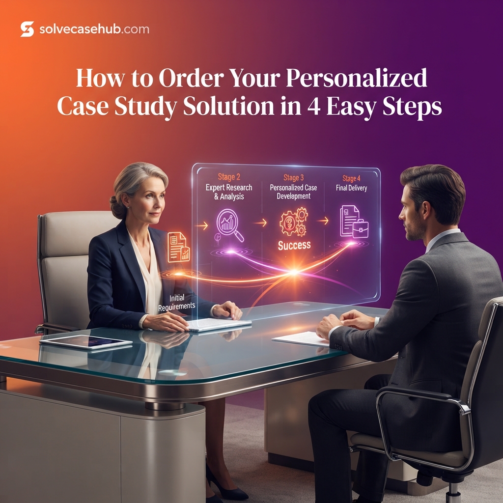 How to Order Your Personalized Case Study Solution in 4 Easy Steps