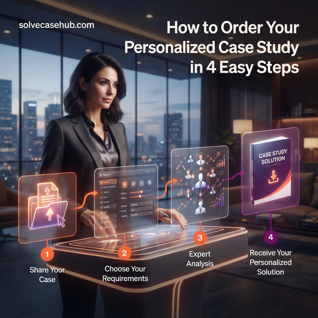 How to Order Your Personalized Case Study Solution in 4 Easy Steps