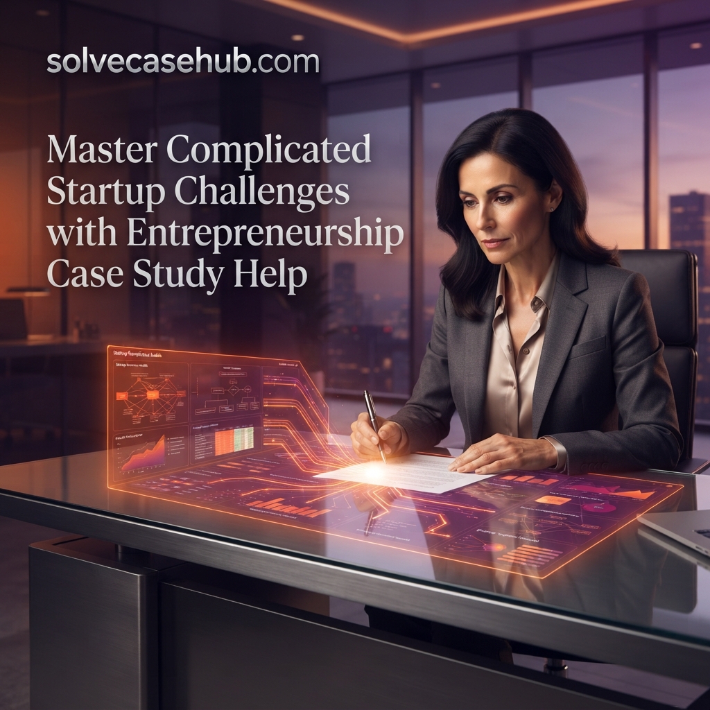 Master Complicated Startup Challenges with Entrepreneurship Case Study Help