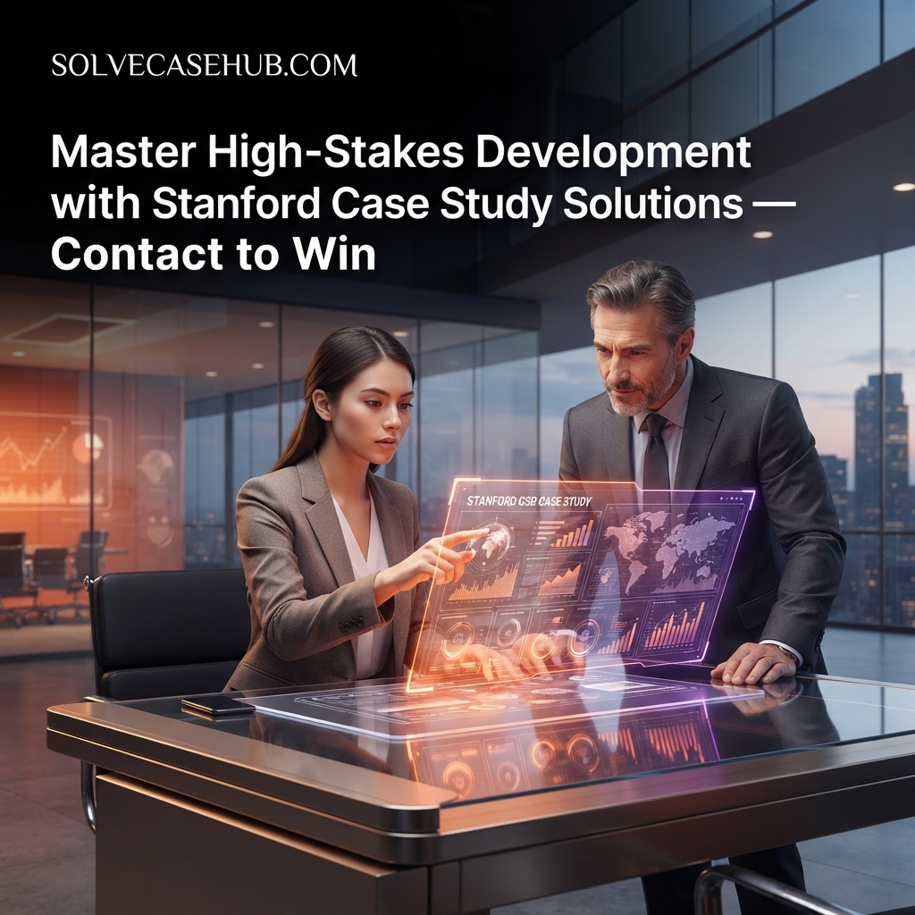 Master High-Stakes Development with Stanford Case Study Solutions-- Contacted Win